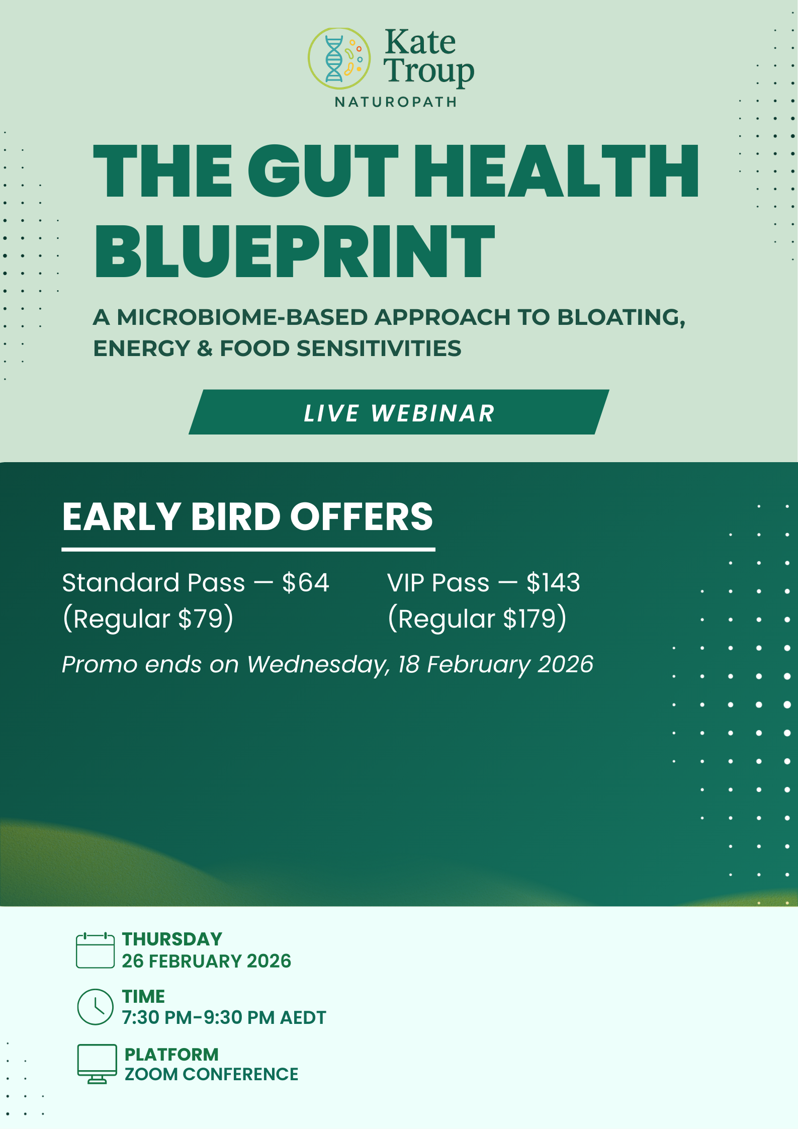 The Gut Health Blueprint – Live Webinar